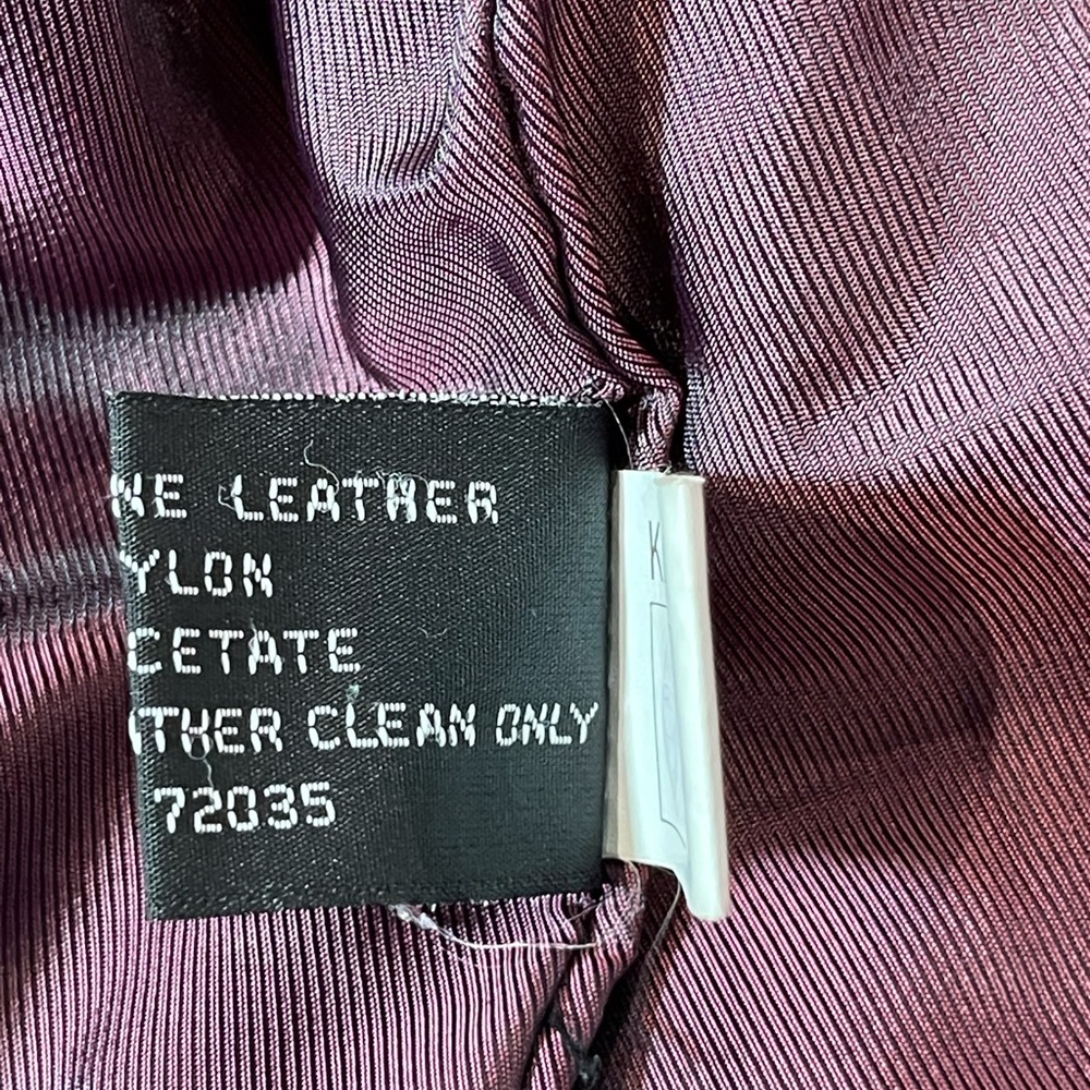 Adler Collection Genuine Lambskin Leather Jacket Belted Coat Black Size Medium - Picture 16 of 16